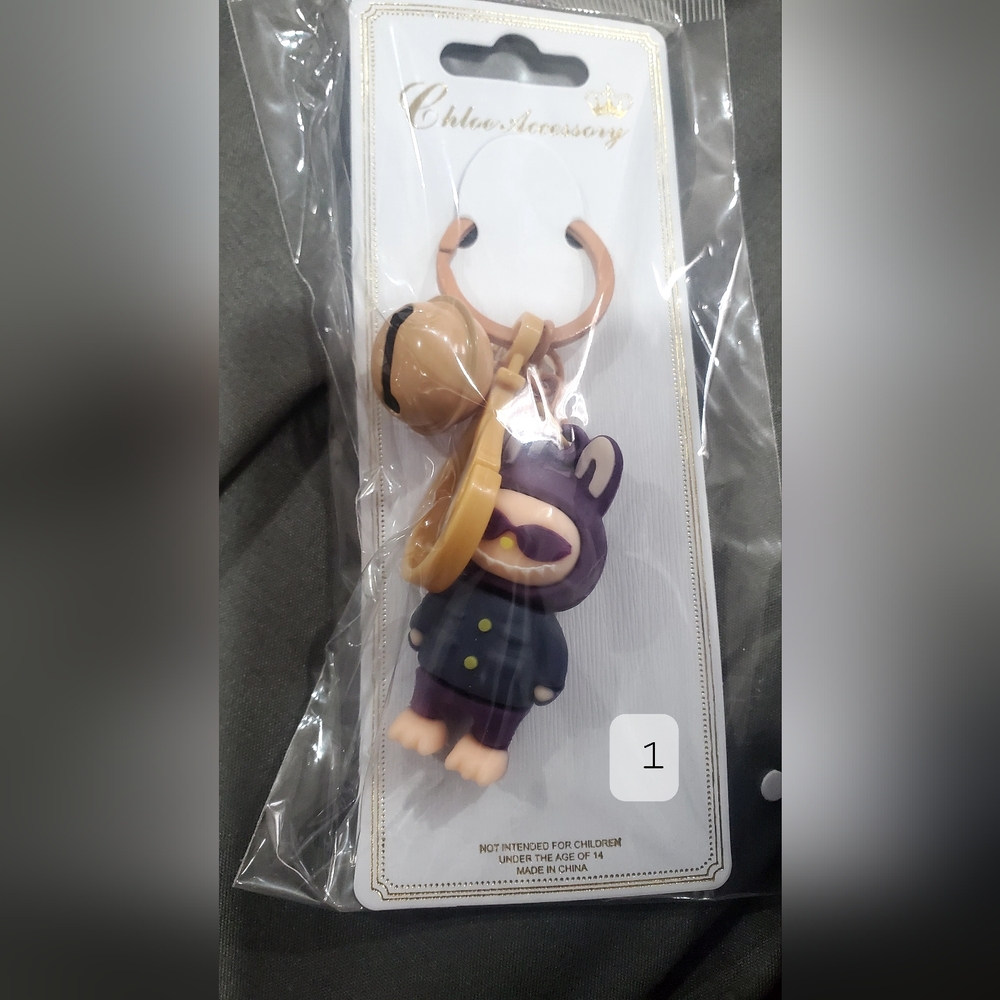 Monster keychain- different options.$5 for 1. Offers welcomed!